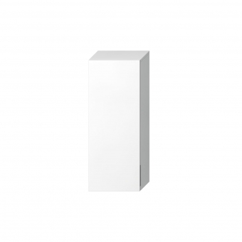 Pusaukštė spintelė Jika CUBITO 320x150x810 mm, 1 durelės, lankstai dešinėje, 2 lentynėlės, spalva - balta 